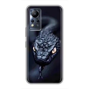 Чохол з принтом «Чорна змія» для Infinix Note 12