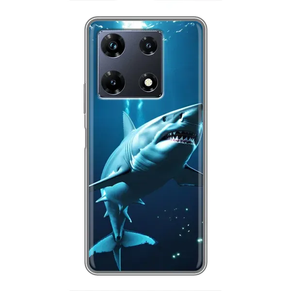 Чехол с принтом «Акула под водой» для Infinix Note 30 Pro Чехол с принтом «Акула под водой» для Infinix Note 30 Pro