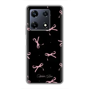 Чехол с принтом «Банты на черном» для Infinix Note 30 Pro