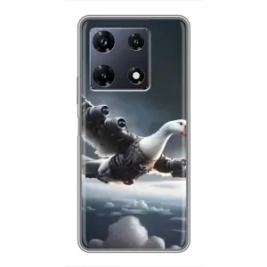 Чехол с мемом Тралалело тралала на Infinix Note 30 Pro (Бомбардини гусини)