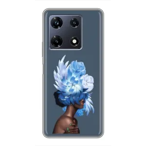 Чехлы (ART) Цветы на Infinix Note 30 Pro (VPrint) (Квіти на голові)