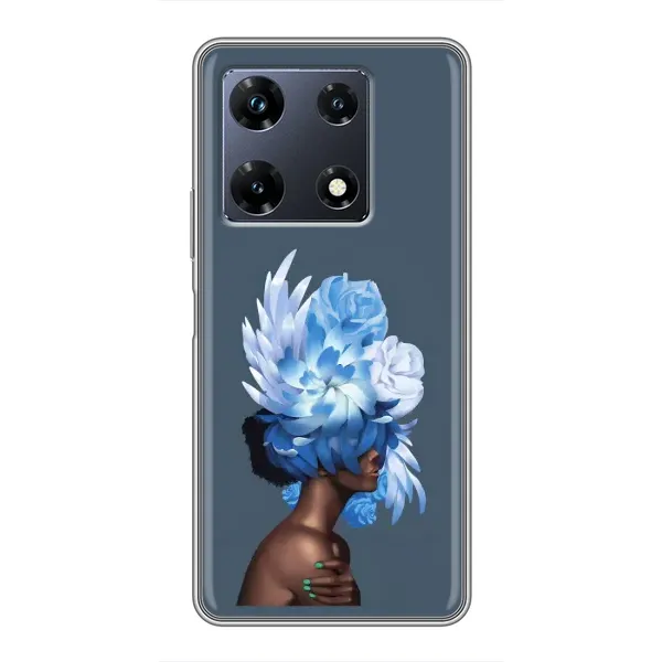 Чехол с принтом «Цветы на голове» для Infinix Note 30 Pro Чехол с принтом «Цветы на голове» для Infinix Note 30 Pro