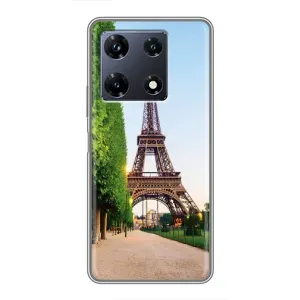 Чохол Ейфелева Вежа Infinix Note 30 Pro - (AlphaPrint) (Дорога до Парижу)