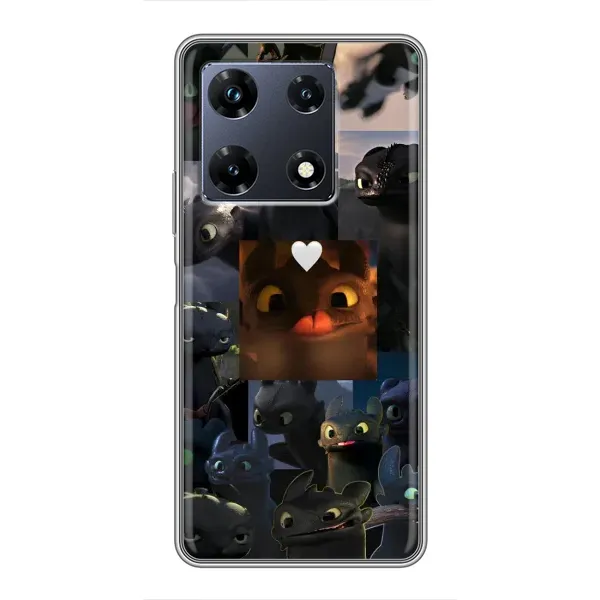 Чехол с принтом «Дракон коллаж» для Infinix Note 30 Pro Чехол с принтом «Дракон коллаж» для Infinix Note 30 Pro