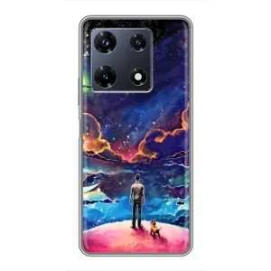 Чехол с принтом «Галактический вид» для Infinix Note 30 Pro