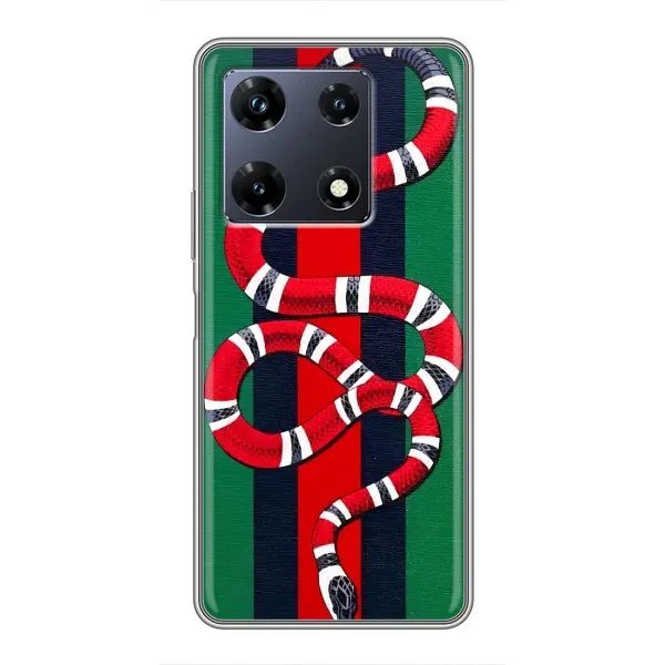 Чехол с принтом «Gucci змия» для Infinix Note 30 Pro Чехол с принтом «Gucci змия» для Infinix Note 30 Pro