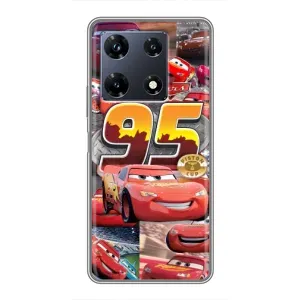 Силиконовый чехол Маквин для Infinix Note 30 Pro (Коллаж Молния Маквин)