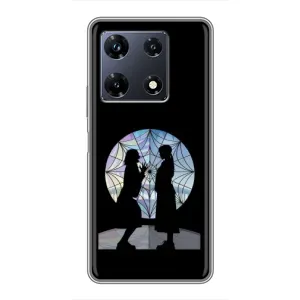 Чехлы Венсдей на Infinix Note 30 Pro Уэнсдей (AlphaPrint) (комната Уэнздей)