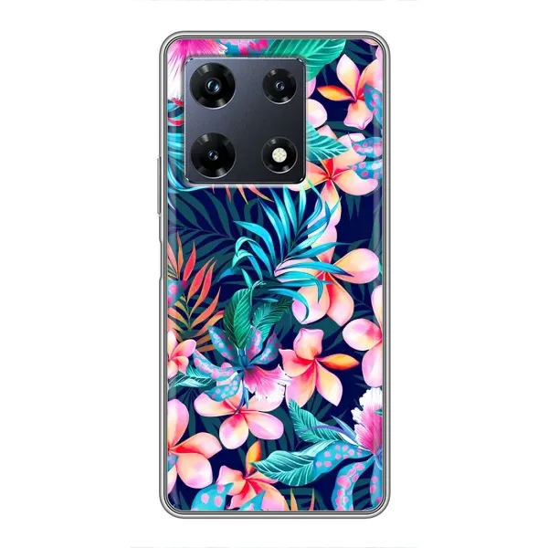 Чохол з принтом «Мальовничі квіти» для Infinix Note 30 Pro