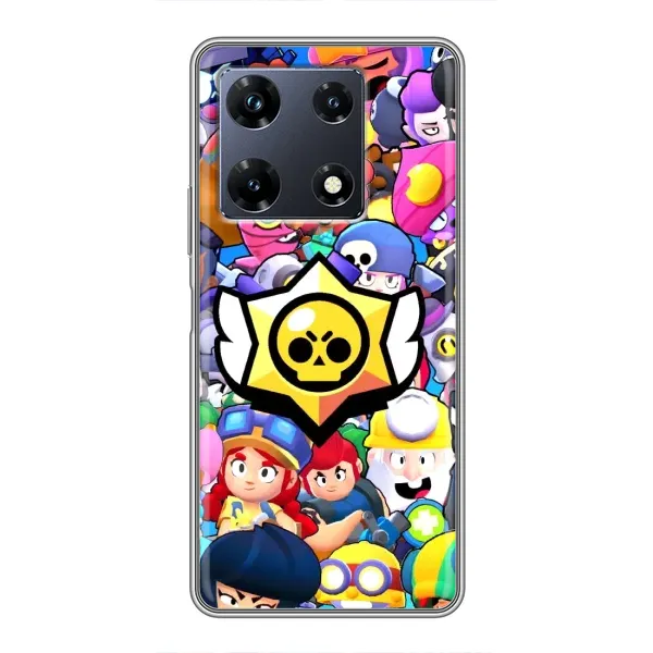 Чехол с принтом «Лого Brawl Stars» для Infinix Note 30 Pro