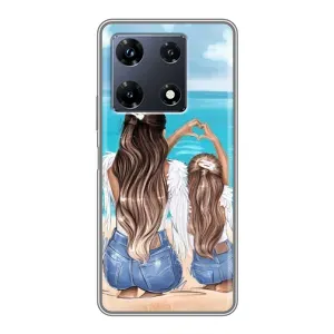 Чохол з друком для Infinix Note 30 Pro - (Мама з дитинкою) (AlphaPrint)