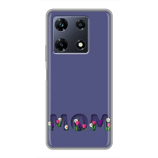 Чехол с принтом «Мама в цветах» для Infinix Note 30 Pro