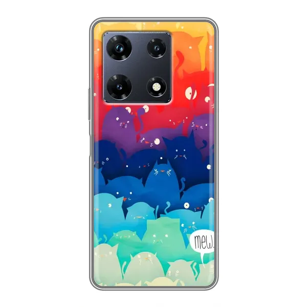 Чохол з принтом «Mew» для Infinix Note 30 Pro Чохол з принтом «Mew» для Infinix Note 30 Pro