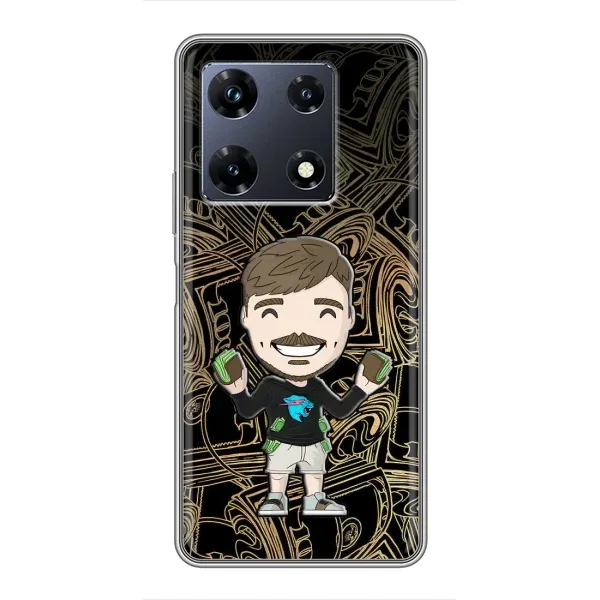 Чехол с принтом «Mister Beast» для Infinix Note 30 Pro Чехол с принтом «Mister Beast» для Infinix Note 30 Pro