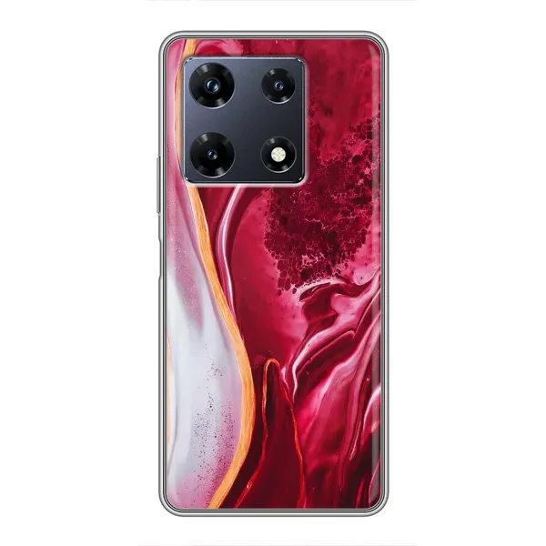 Чохол з принтом «Мрамор червоний» для Infinix Note 30 Pro