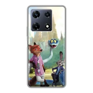 Чехол Зоотрополіс на Infinix Note 30 Pro (Герои мультфильма Зверополис)
