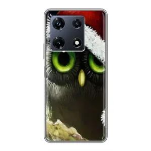 Чехол с принтом «Новогодняя Сова» для Infinix Note 30 Pro
