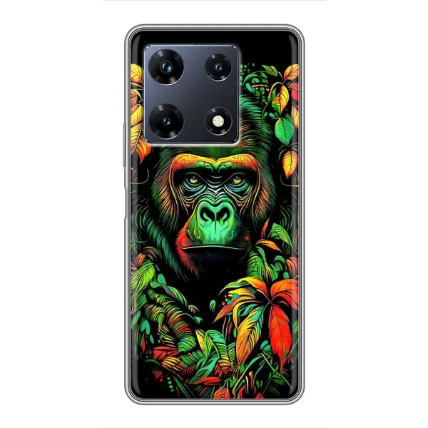 Чехол с принтом «Обезьяна в тропиках» для Infinix Note 30 Pro