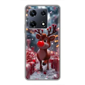 Чохол з принтом «Олень серед подарунків» для Infinix Note 30 Pro
