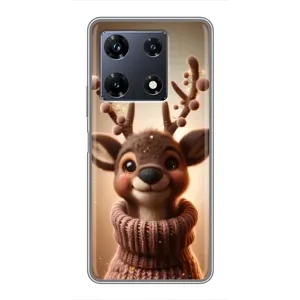 Чохол з принтом «Олень в светрі» для Infinix Note 30 Pro