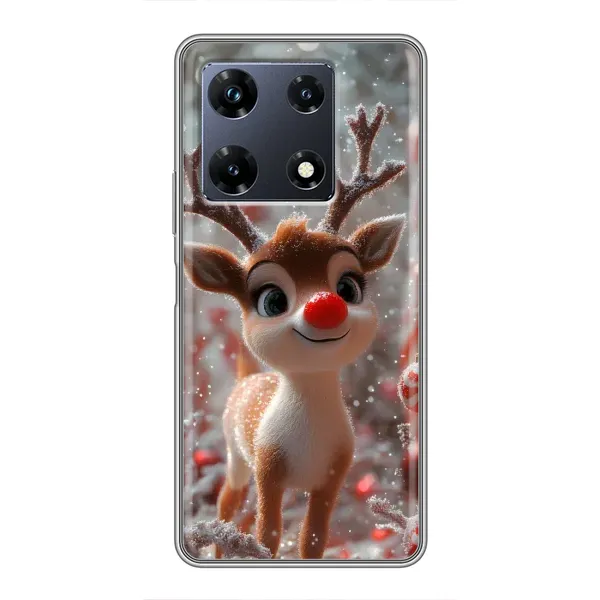 Чохол з принтом «Олень з носом» для Infinix Note 30 Pro