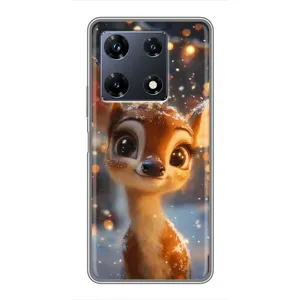 Чохол з принтом «Оленятко серед гірлянд» для Infinix Note 30 Pro