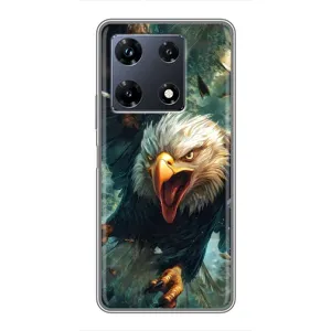 Чехол с картинкой «Хищники» для Infinix Note 30 Pro (Орел в полете)