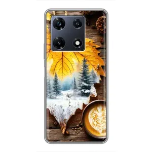 Чехол с принтом «Осенне-зимний кофе» для Infinix Note 30 Pro