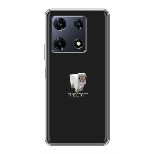Чехол с принтом «Овечка Майнкрафт» для Infinix Note 30 Pro Чехол с принтом «Овечка Майнкрафт» для Infinix Note 30 Pro