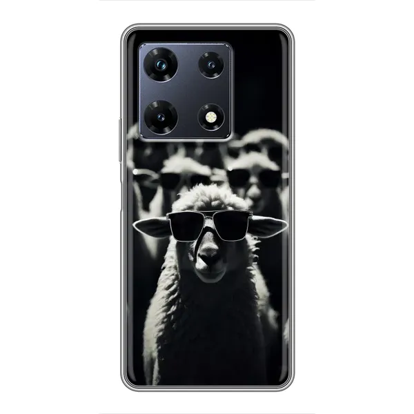 Чехол с принтом «Овечка в очках» для Infinix Note 30 Pro Чехол с принтом «Овечка в очках» для Infinix Note 30 Pro