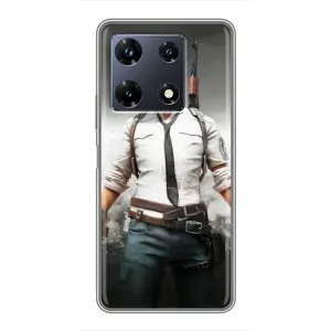 Чехол PUBG для Инфиникс Ноут 30 Про (AlphaPrint)