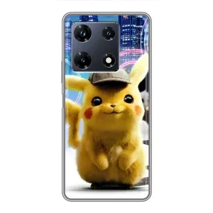 Чехол с принтом «Пикачу в городе» для Infinix Note 30 Pro