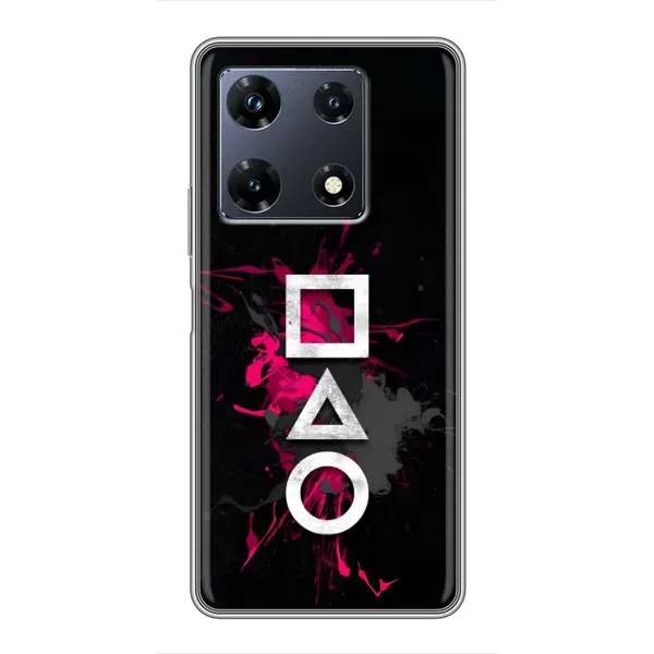 Чехол с принтом «Символы Игра кальмара» для Infinix Note 30 Pro