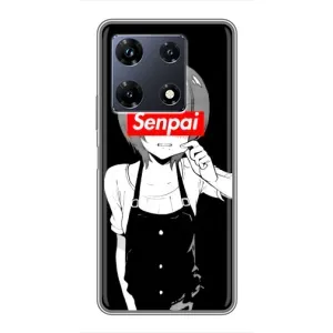 Чохол з принтом «Senpai» для Infinix Note 30 Pro