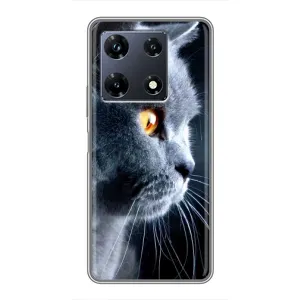 Чехол с принтом «Серый Кот» для Infinix Note 30 Pro