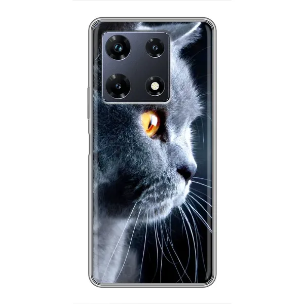 Чехол с принтом «Серый Кот» для Infinix Note 30 Pro
