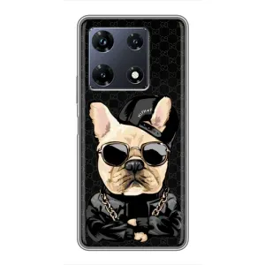 Чехол с принтом «Стильная собака» для Infinix Note 30 Pro