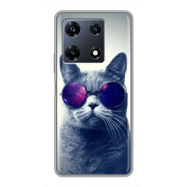 Чехол с принтом «Стильный кот» для Infinix Note 30 Pro Чехол с принтом «Стильный кот» для Infinix Note 30 Pro