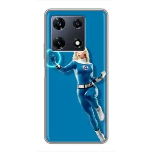 Чехол с принтом Фантастическая четверка для Infinix Note 30 Pro (Сью Сторм полет)