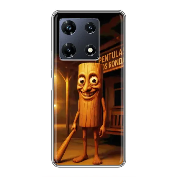 Чехол с принтом «Тунг тунг сахур» для Infinix Note 30 Pro Чехол с принтом «Тунг тунг сахур» для Infinix Note 30 Pro