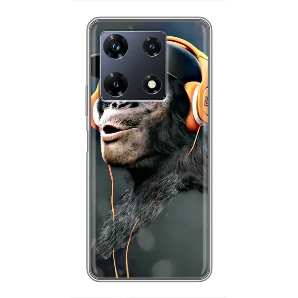 Чехол с принтом «В наушниках» для Infinix Note 30 Pro