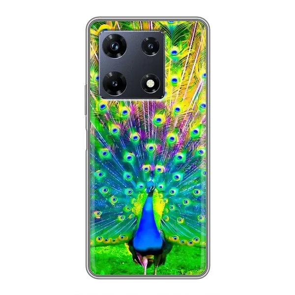 Чехол с принтом «Яркий Павлин» для Infinix Note 30 Pro Чехол с принтом «Яркий Павлин» для Infinix Note 30 Pro
