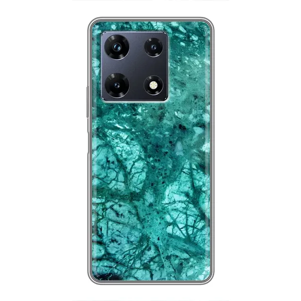 Чехол с принтом «Зеленый мрамор» для Infinix Note 30 Pro