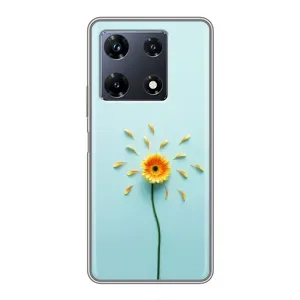 Чохли з квітами для Infinix Note 30 Pro (VPrint) (Жовта квітка)