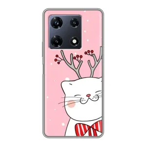 Чехол с принтом «Зимний кот» для Infinix Note 30 Pro