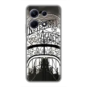 Чохол з дизайном Венздей 2 на Infinix Note 30 (Ворота Академії Невермор)