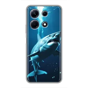Чохол з принтом «Акула під водою» для Infinix Note 30