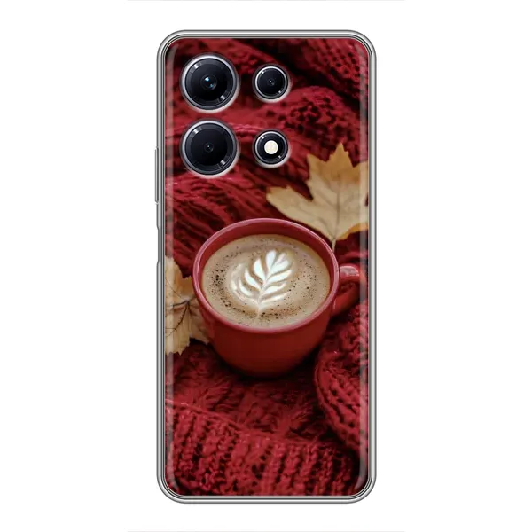 Чохол з принтом «Кава на ковдрі» для Infinix Note 30 Чохол з принтом «Кава на ковдрі» для Infinix Note 30