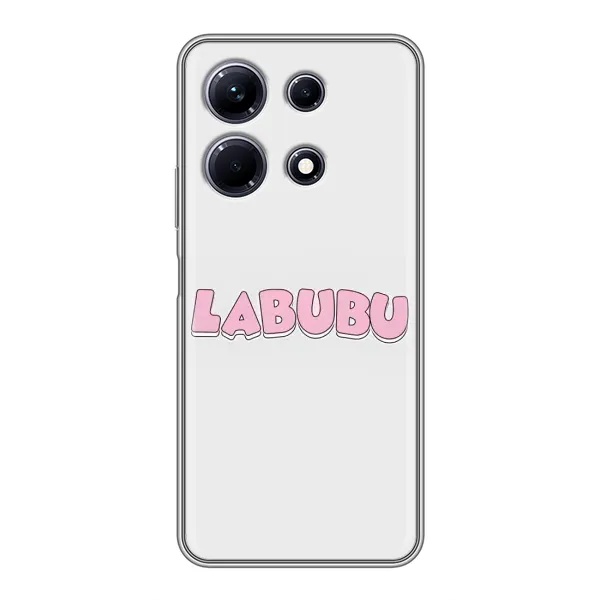 Чохол з принтом «Лого Лабубу» для Infinix Note 30 Чохол з принтом «Лого Лабубу» для Infinix Note 30