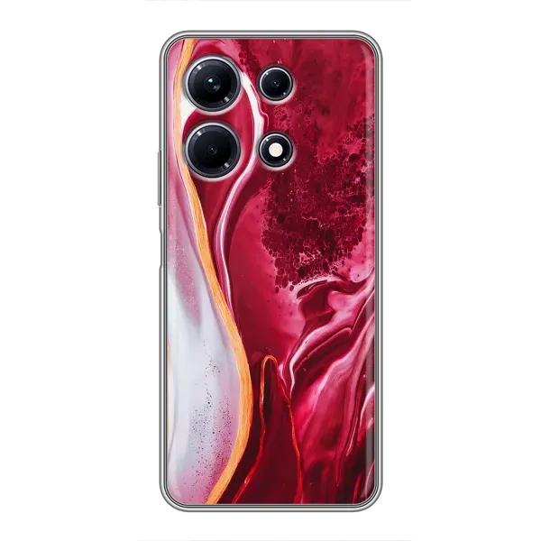 Чохол з принтом «Мрамор червоний» для Infinix Note 30